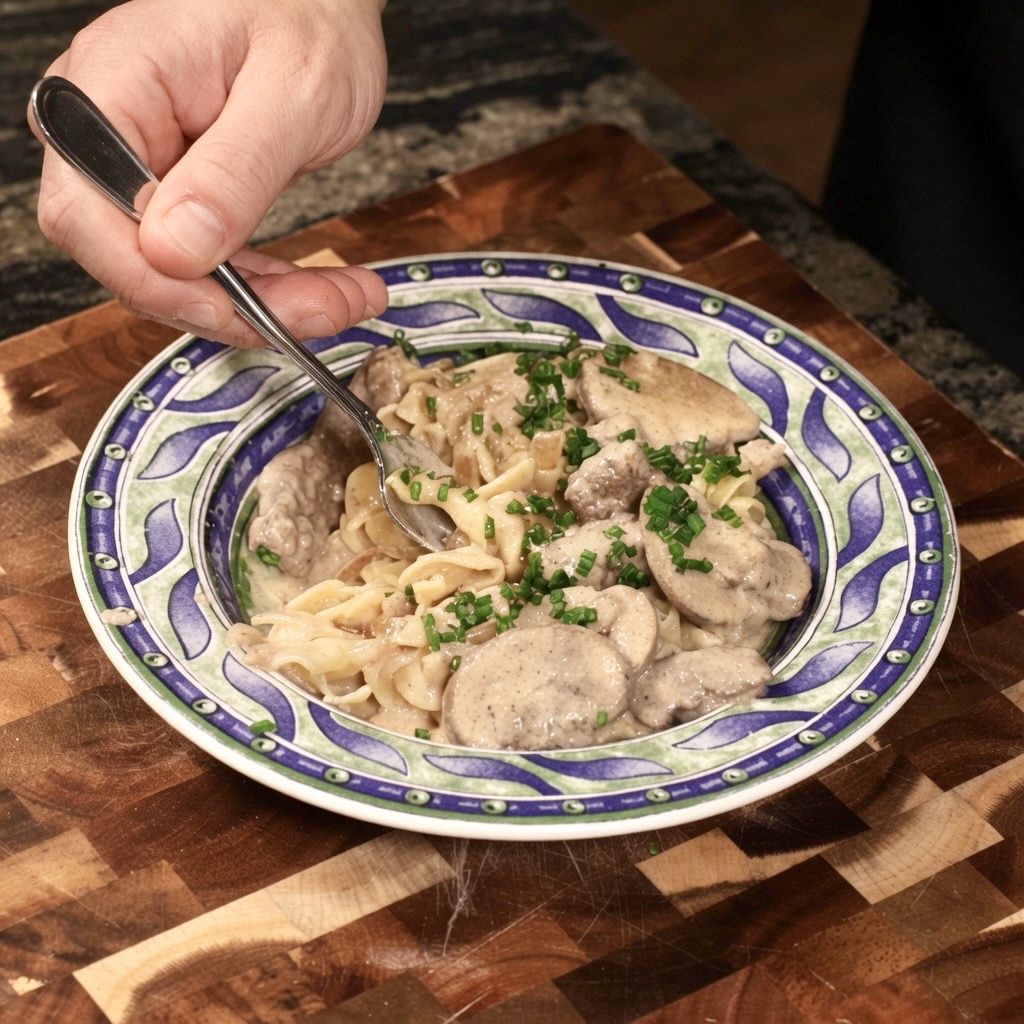 Beef Stroganoff
